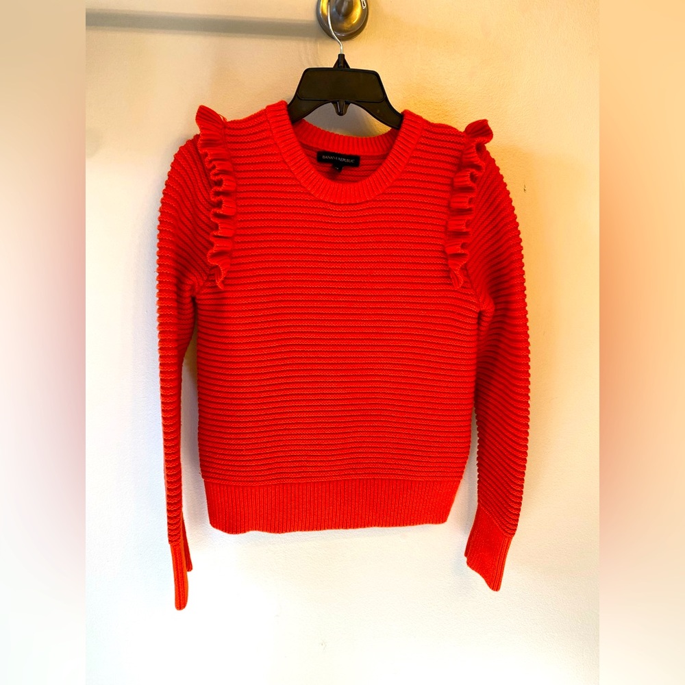 Banana Republic mid weight cable sweater.